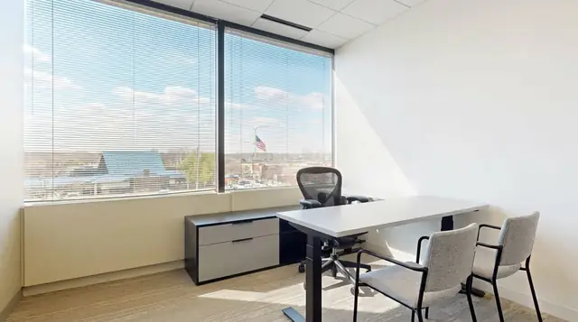 Team office space with desks and seating at LocalWorks Seattle, WA